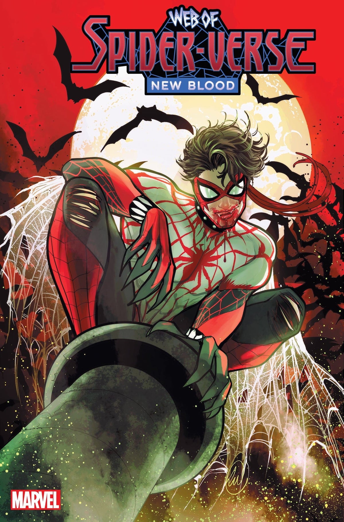 Marvel Comic Books WEB OF SPIDER-VERSE: NEW BLOOD #1 LUCAS WERNECK VARIANT 75960621211800131 PRH-75960621211800131