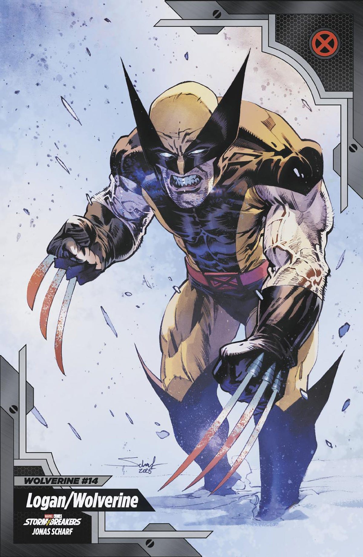 Marvel Comic Books WOLVERINE #14 JONAS SCHARF X-MEN TRADING CARD VARIANT 75960620841801451 PRH-75960620841801451