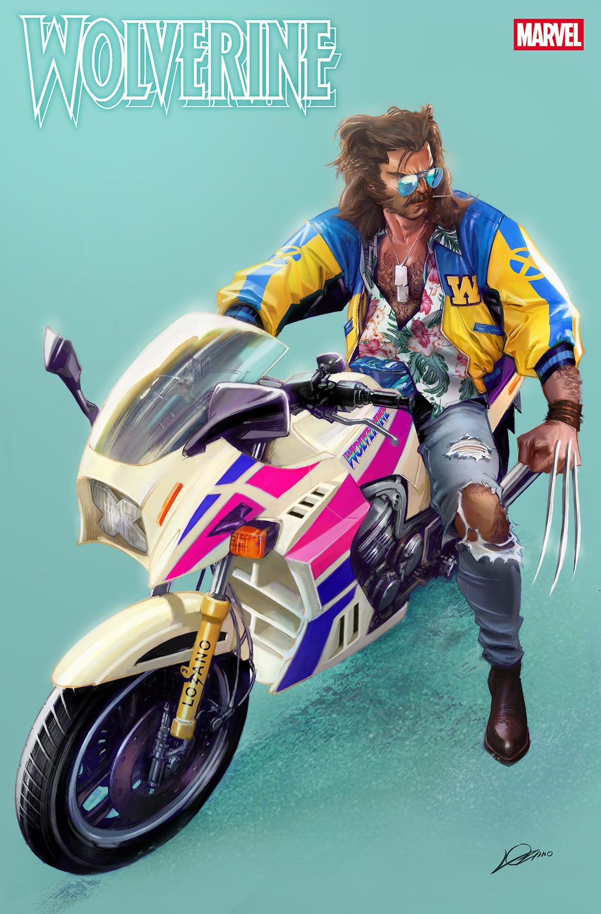 Marvel Comic Books WOLVERINE #24 ALEXANDER LOZANO 80'S WOLVERINE VARIANT 75960620841802421 PRH-75960620841802421