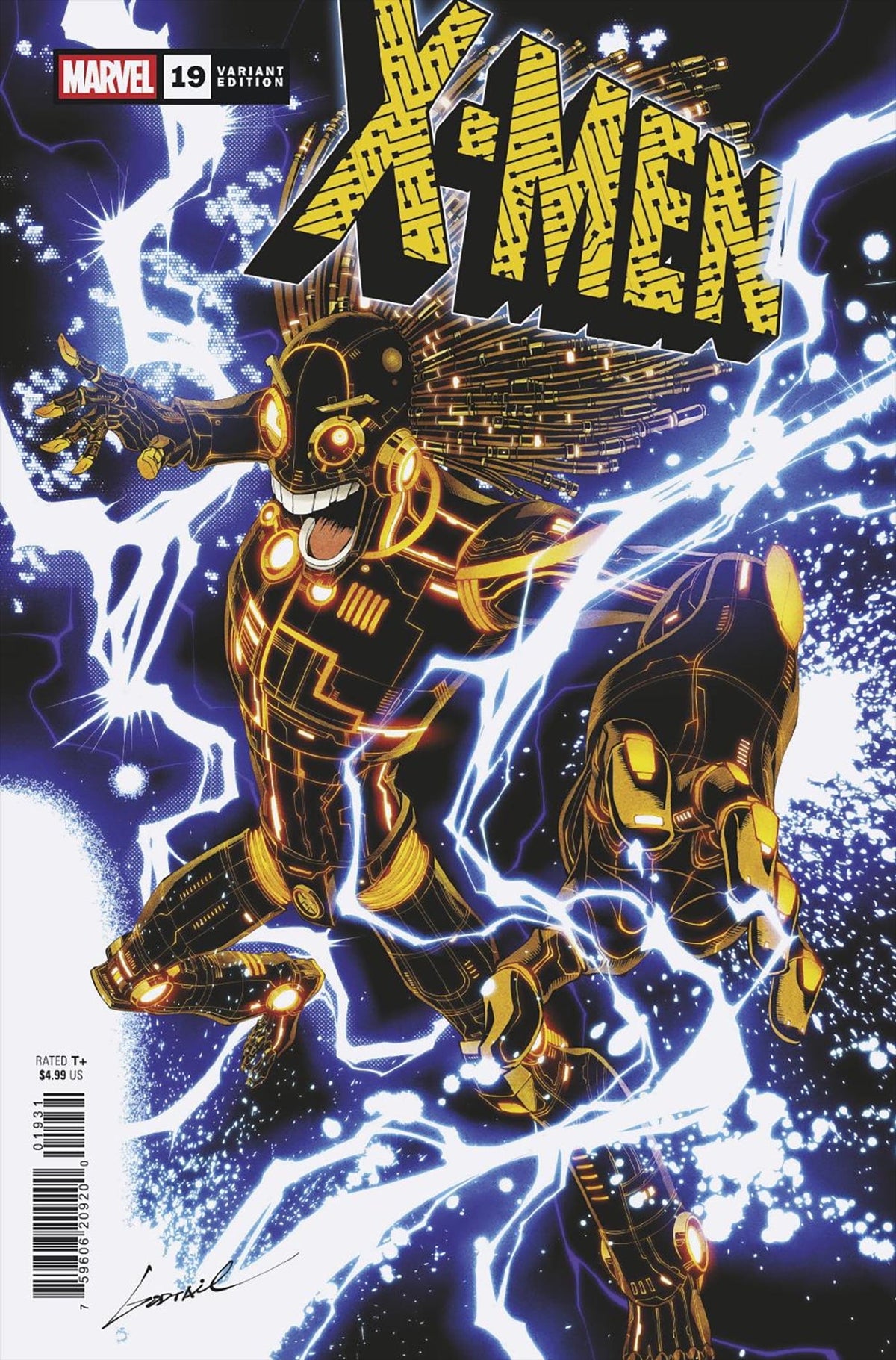 Marvel Comic Books X-MEN #19 GODTAIL WARLOCK VARIANT 75960620920001931 PRH-75960620920001931