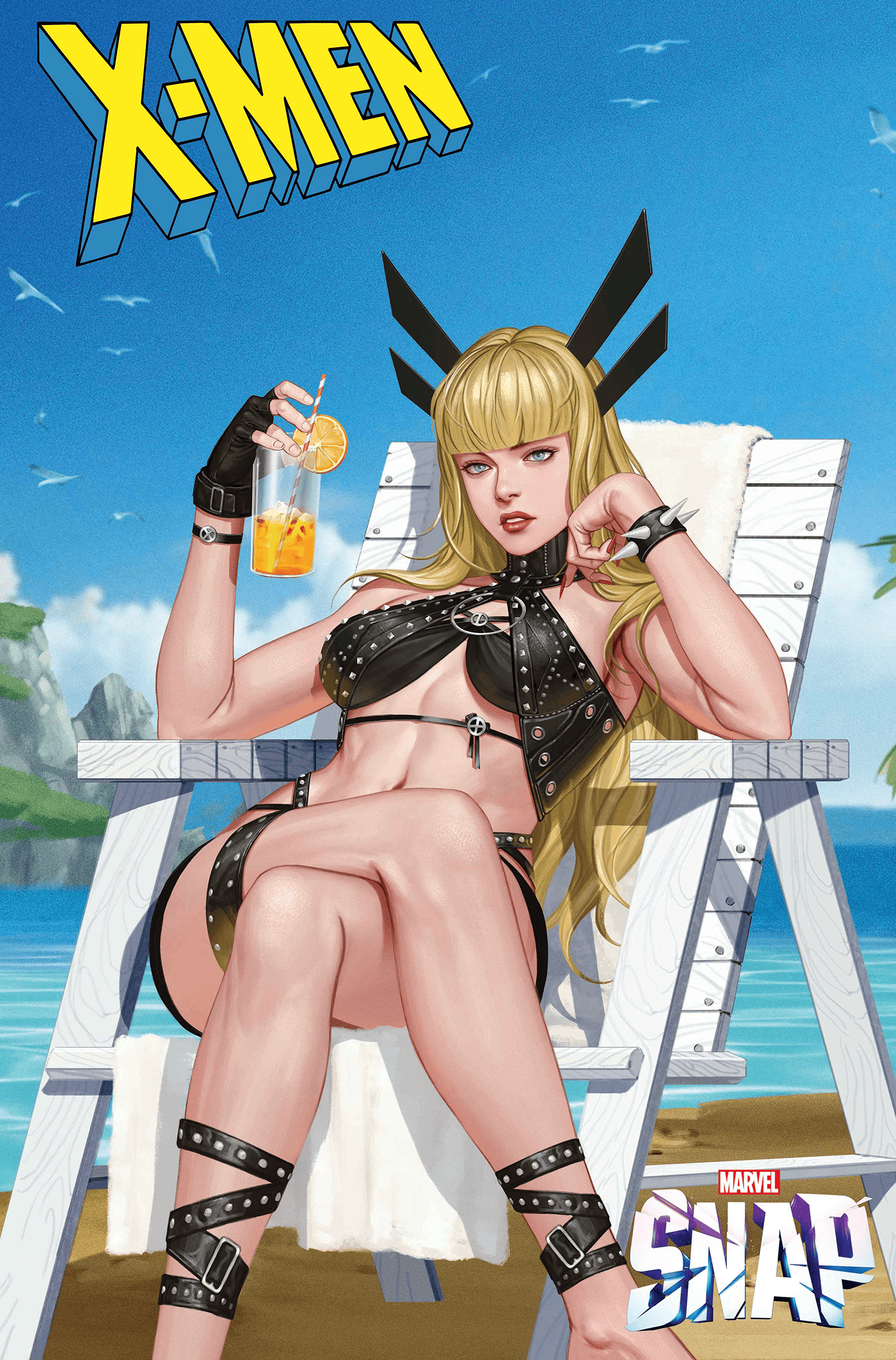 Marvel Comic Books X-MEN #34 INHYUK LEE MARVEL SNAP SWIMSUIT VARIANT 75960620920003451 PRH-75960620920003451