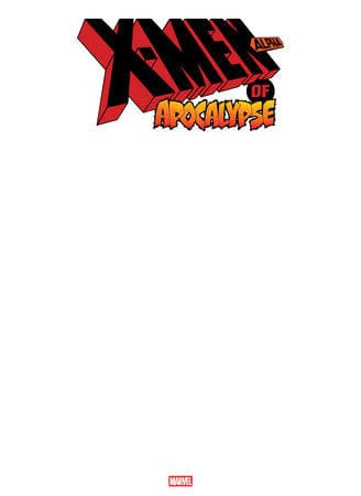 Marvel Comic Books X-MEN OF APOCALYPSE ALPHA #1 BLANK COVER VARIANT 75960621271200121 PRH-75960621271200121