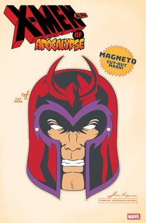Marvel Comic Books X-MEN OF APOCALYPSE ALPHA #1 RETRO HALLOWEEN MASK VARIANT 75960621271200131 PRH-75960621271200131