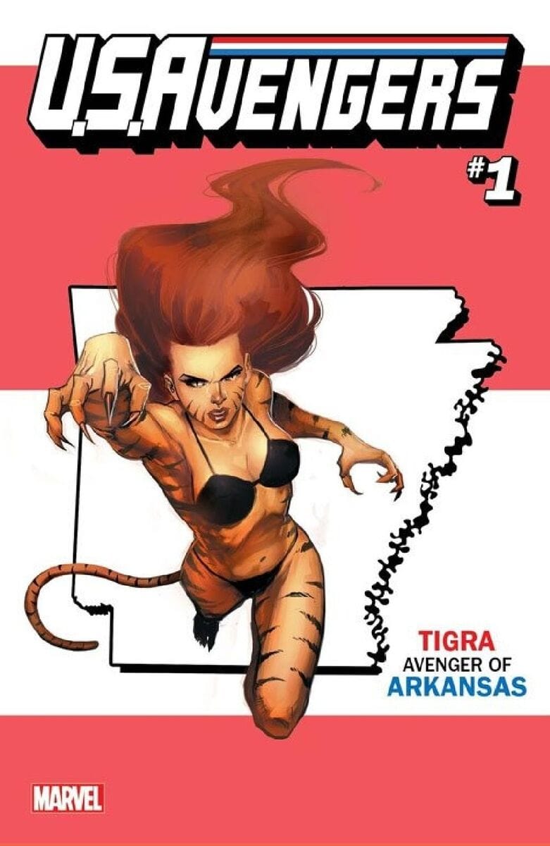 MARVEL COMICS Comic Books US AVENGERS #1 REIS ARKANSAS STATE VAR NOW 75960608625200116