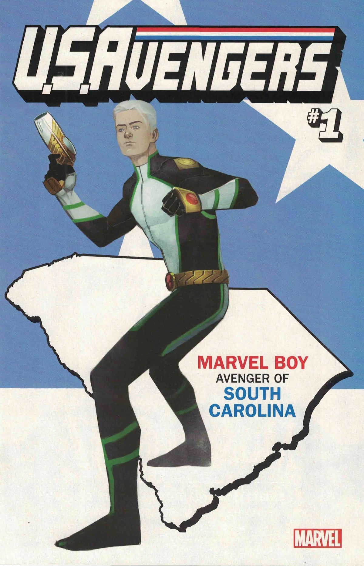 MARVEL COMICS Comic Books US AVENGERS #1 REIS SOUTH CAROLINA STATE VAR NOW 75960608625200157