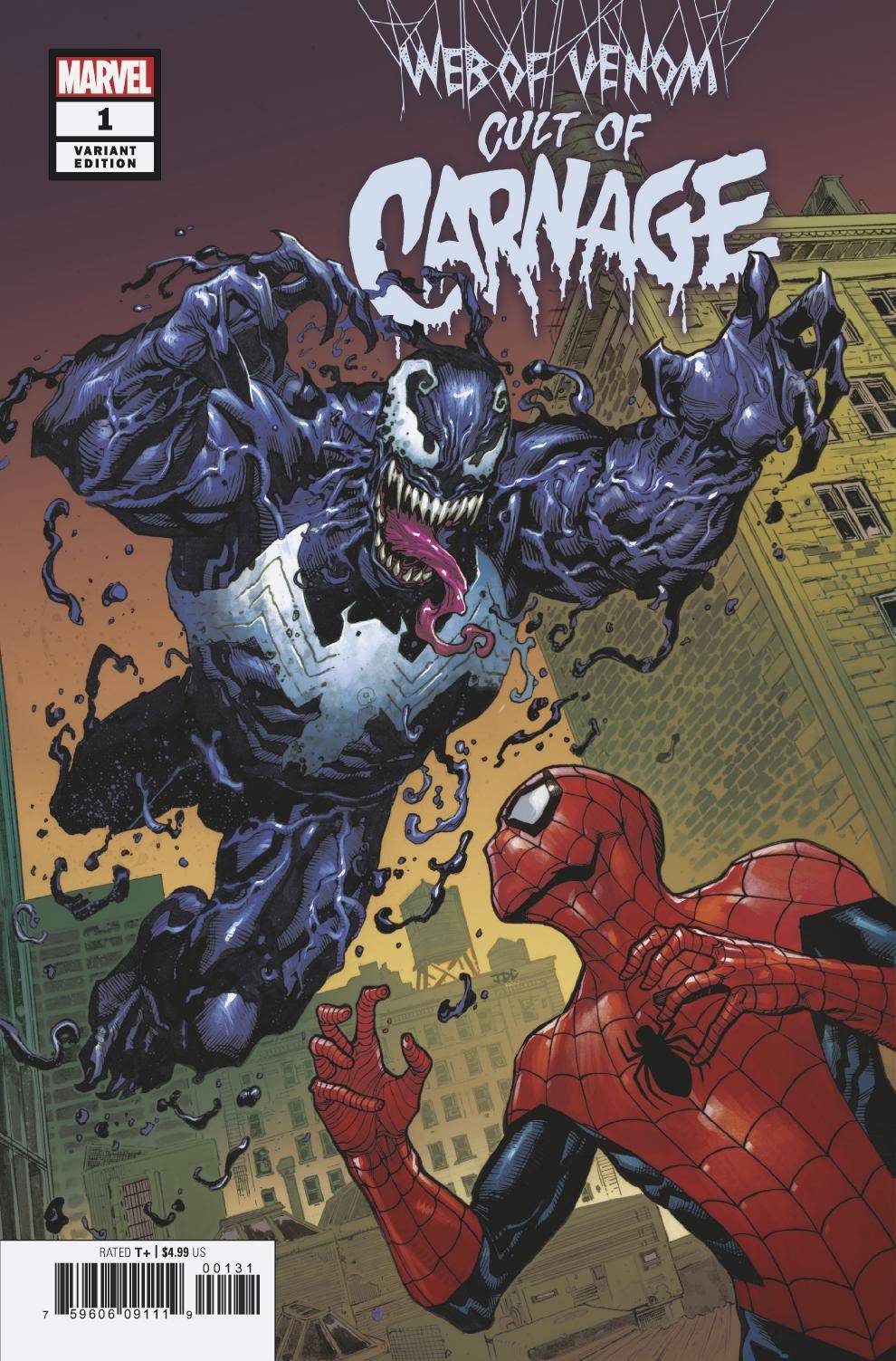 MARVEL COMICS Comic Books WEB OF VENOM CULT OF CARNAGE #1 CASSARA VAR 75960609111900131