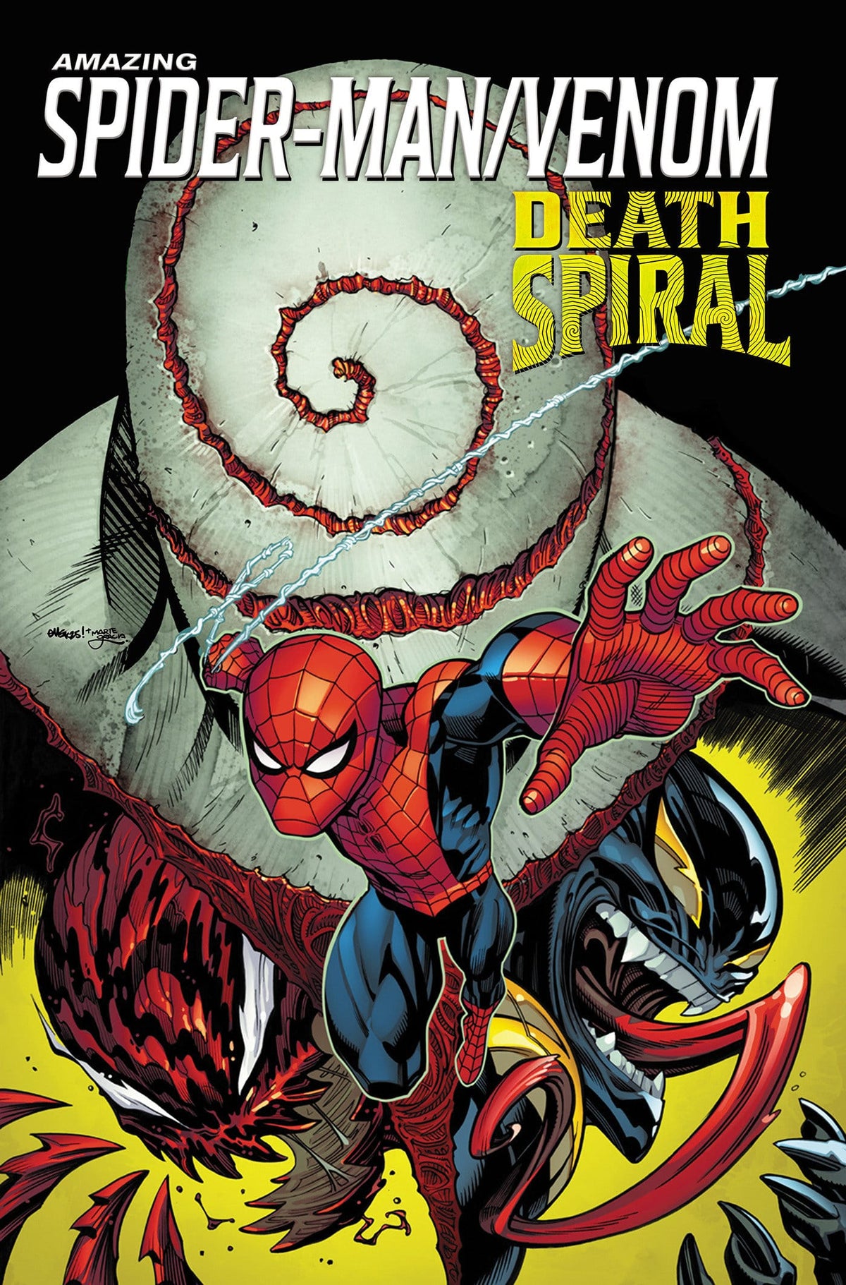 Marvel Graphic Novel Amazing Spider-Man/Venom: Death Spiral TP (Release Date: 11/24/2026) 9781302969059 PRH- 9781302970055