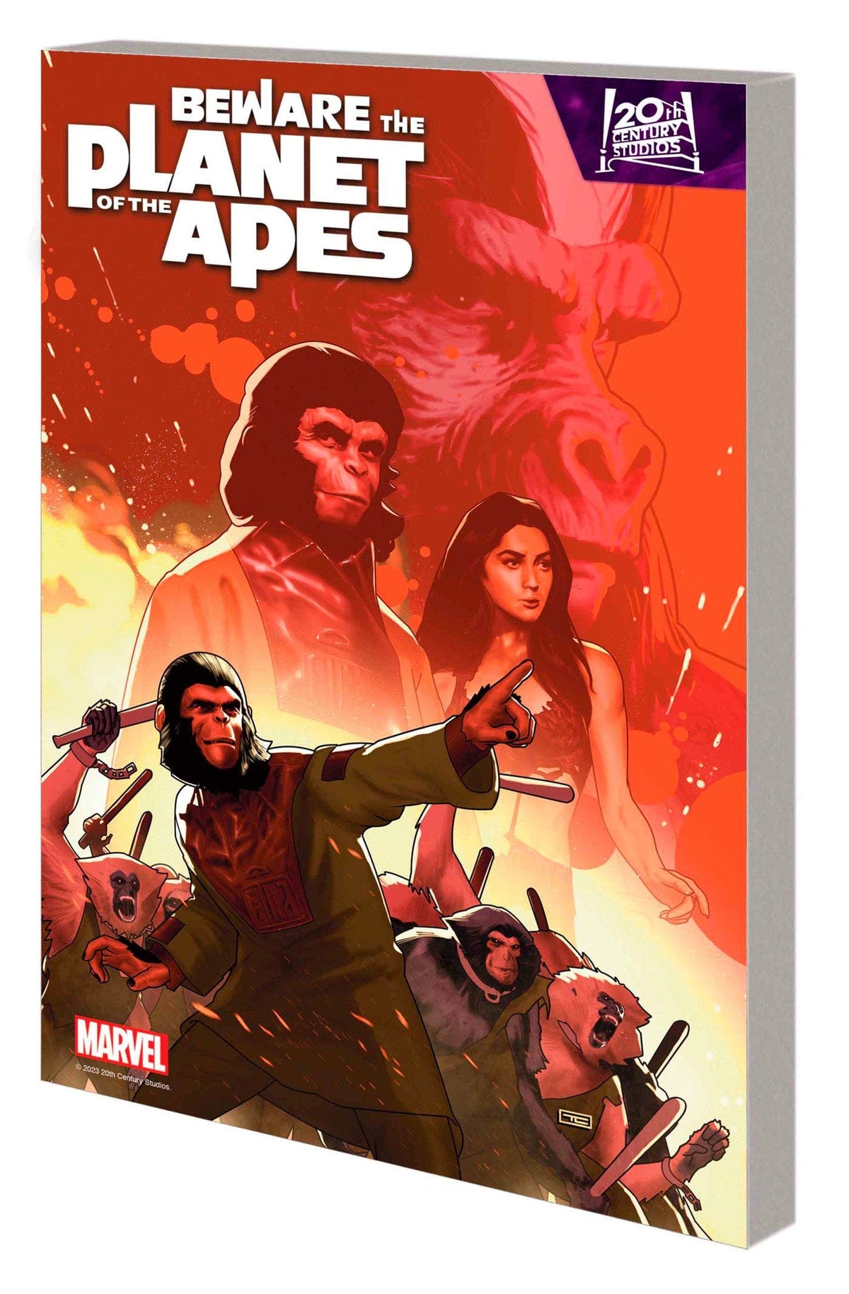 Marvel Graphic Novel BEWARE THE PLANET OF THE APES 9781302957414 PRH-9781302957414