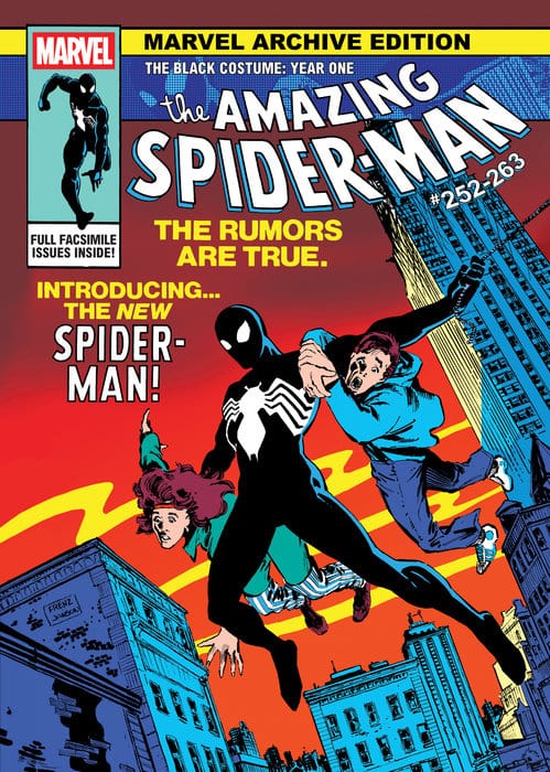 Marvel Graphic Novel Marvel Archive Edition: Amazing Spider-Man – The Black Costume, Year One Gallery Edition Ron Frenz Original First Issue Cover 9781302965327 PRH-9781302965327