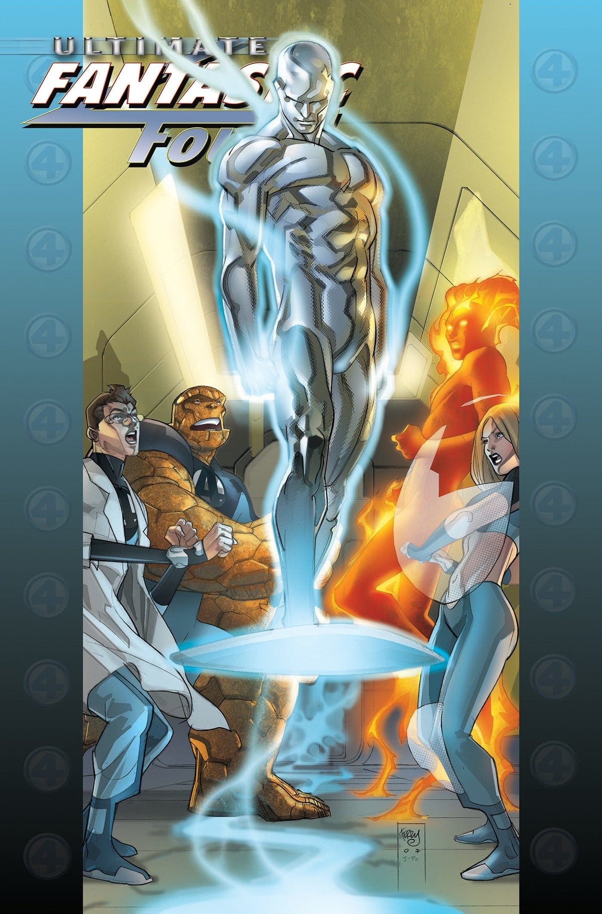 Marvel Graphic Novel Ultimate Fantastic Four Omnibus Vol. 2 Pasqual Ferry Silve Surfer Cover HC 9781302967970 PRH-9781302967970
