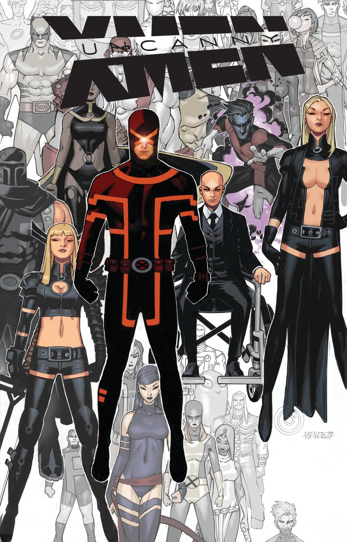 Marvel Graphic Novel Uncanny X-Men By Brian Michael Bendis Omnibus Chris Bachalo Cover HC 9781302966454 PRH-9781302966454
