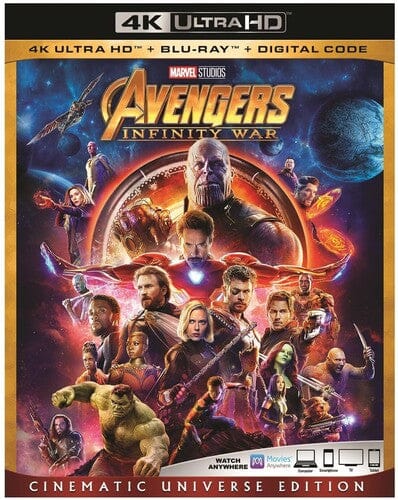 Marvel Movies > Blu-Ray > 4K 4K: Avengers: Infinity War 786936858112 MVEL14978200UHD