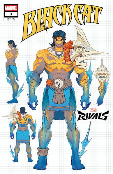 Marvel PRH Comic Books BLACK CAT #3 NETEASE GAMES MARVEL RIVALS VARIANT 75960621252100371 PRH-75960621252100371