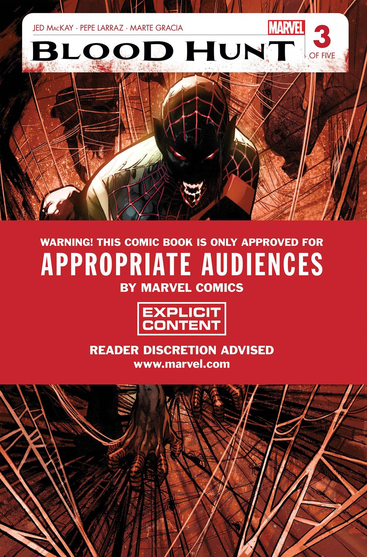 MARVEL PRH Comic Books BLOOD HUNT RED BAND #3 75960620867800311 MAR240932