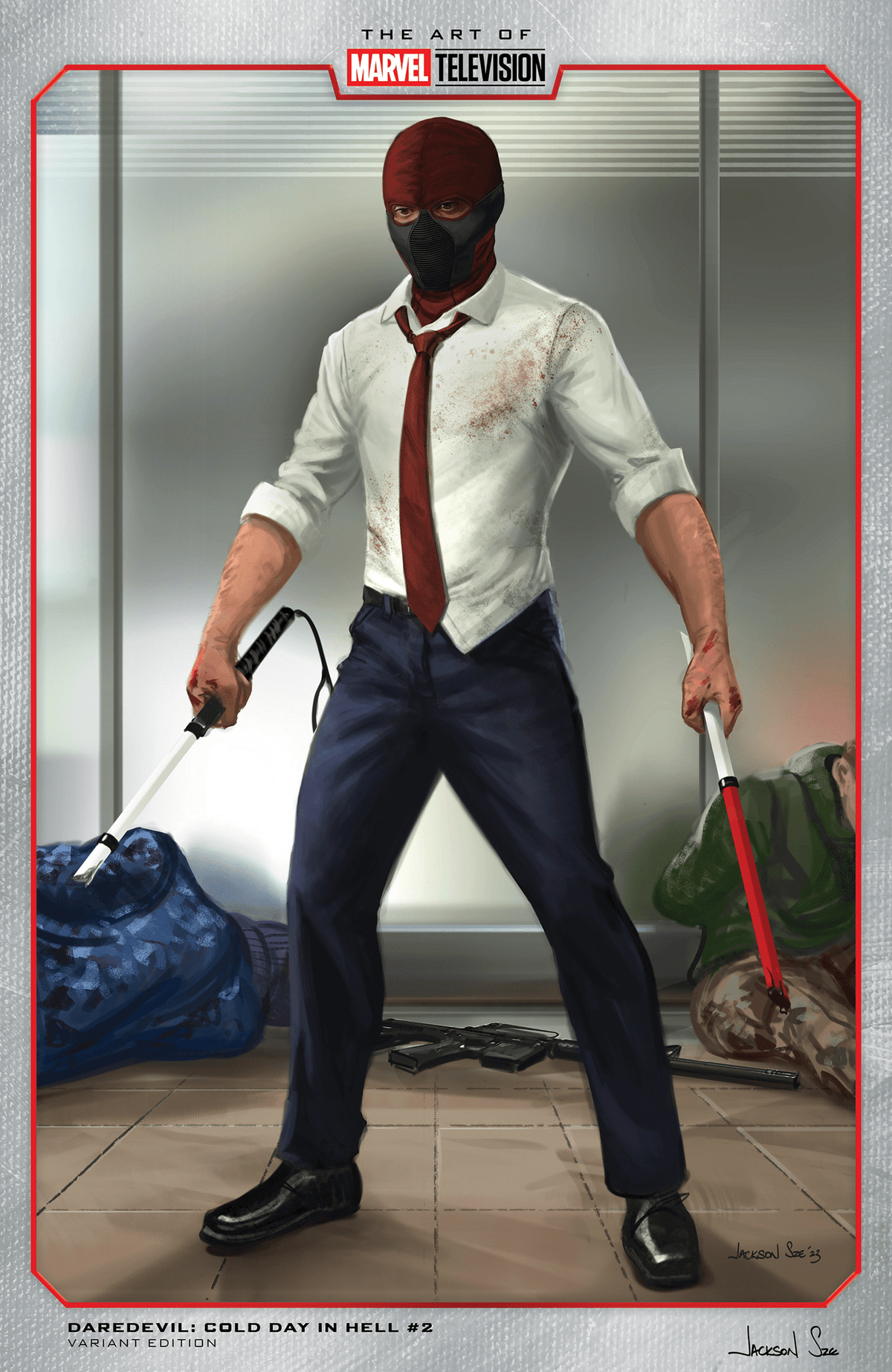 Marvel PRH Comic Books DAREDEVIL: COLD DAY IN HELL #2 JACKSON SZE MARVEL TELEVISION VARIANT 75960609591900241 PRH-75960609591900241