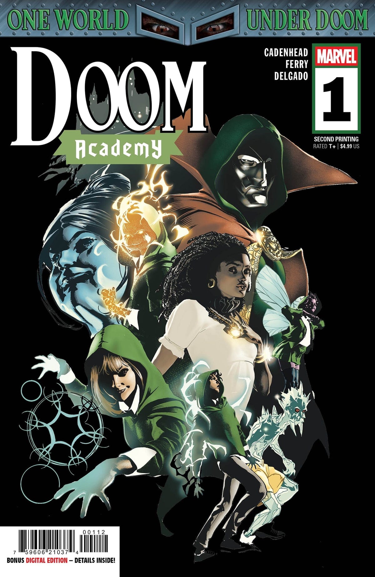 Marvel PRH Comic Books DOOM ACADEMY #1 PASQUAL FERRY 2ND PRINTING VARIANT 75960621037400112 PRH-75960621037400112