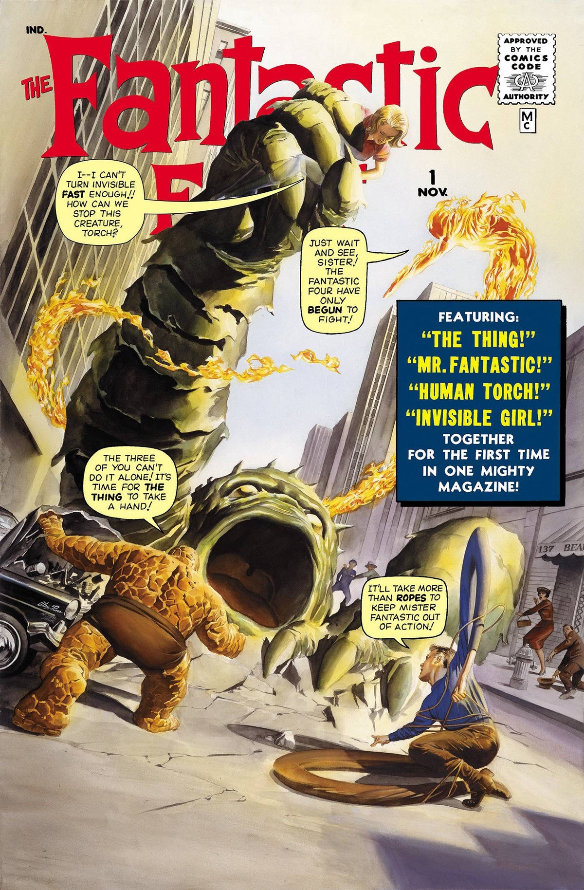 Marvel PRH Comic Books FANTASTIC FOUR FACSIMILE ED #1 ALEX ROSS VAR 75960621319100121 NOV248079