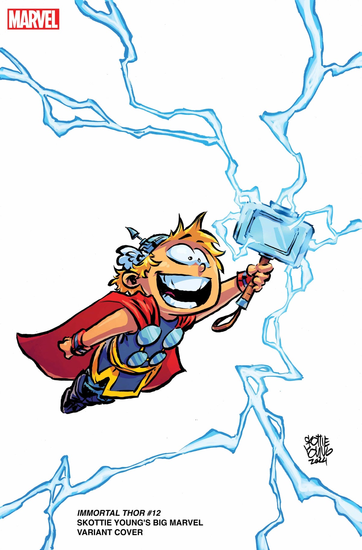 MARVEL PRH Comic Books IMMORTAL THOR #12 SKOTTIE YOUNG BIG MARVEL VAR 75960620664301221 APR240783
