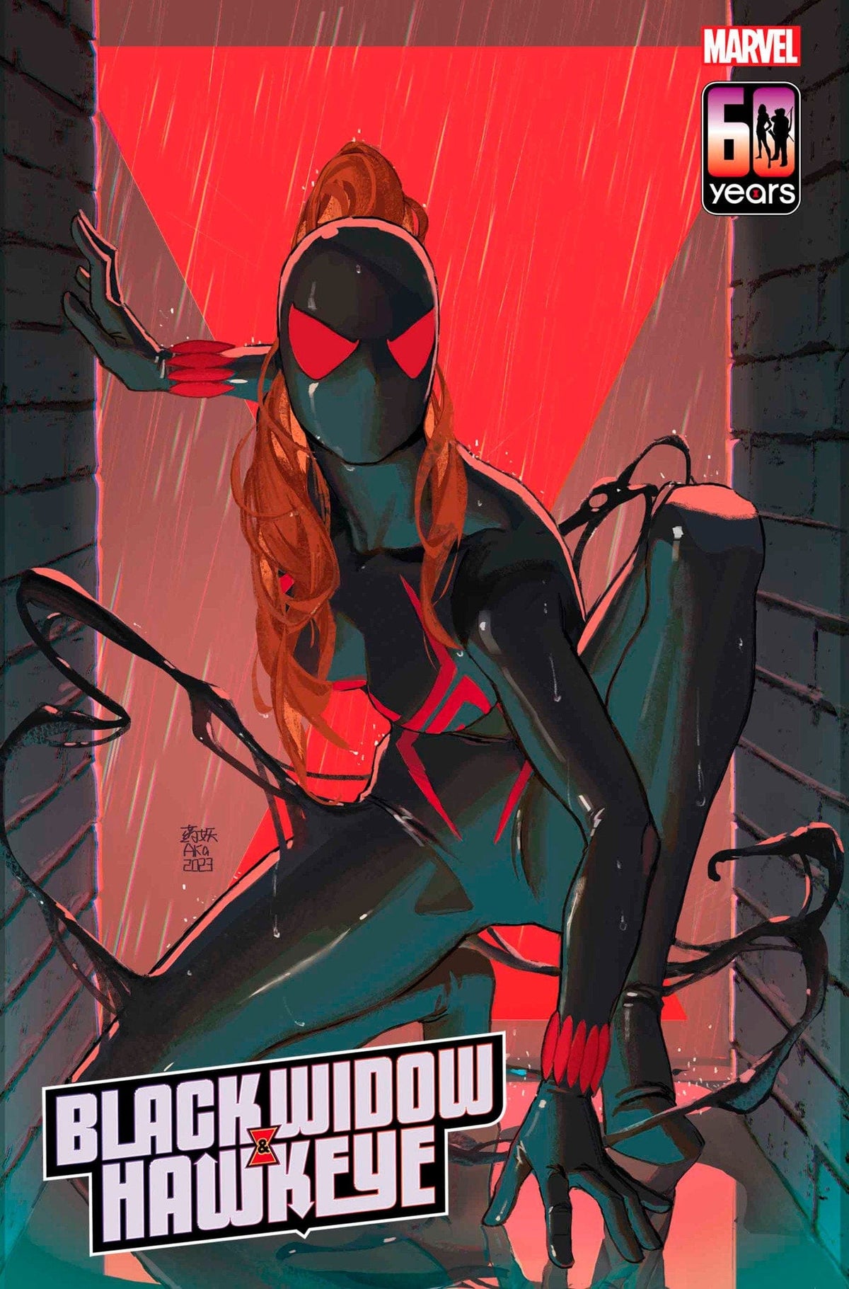 MARVEL PRH Comic Books > Incentives BLACK WIDOW AND HAWKEYE #2 1:25 INCV AKA VAR 75960620829600216 FEB240651