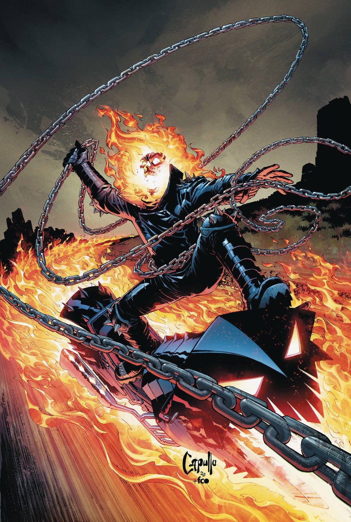 Marvel PRH Comic Books > Incentives GHOST RIDER FINAL VENGEANCE #1 1:100 INCV GREG CAPULLO VAR 75960620777000116 DEC230791