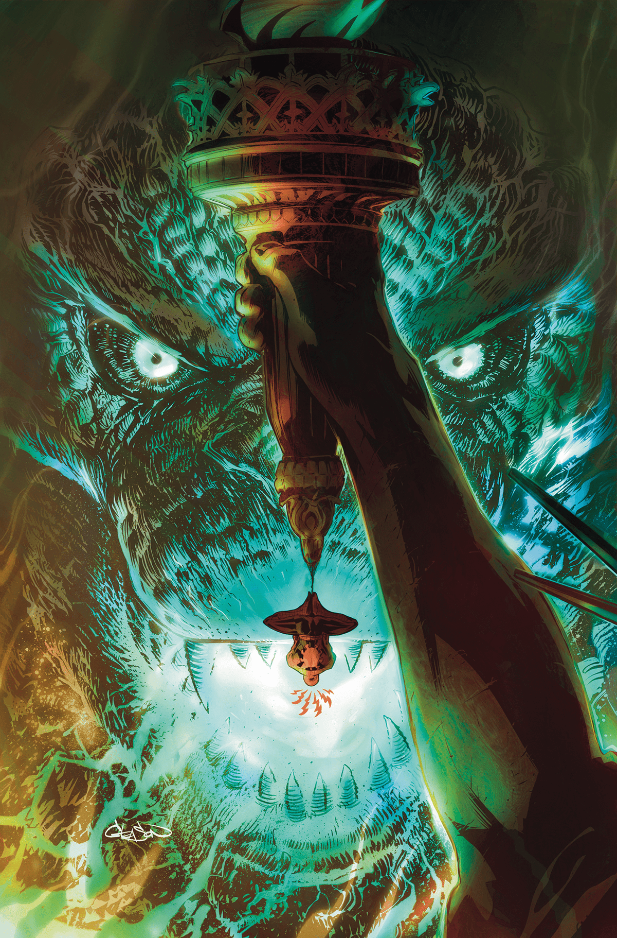 Marvel PRH Comic Books > Incentives GODZILLA VS. SPIDER-MAN #1 PATRICK GLEASON RATIO VIRGIN 2ND PRINTING VARIANT 75960621224800120 PRH-75960621224800120