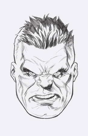 MARVEL PRH Comic Books > Incentives INCREDIBLE HULK #10 1:50 INCV HEADSHOT SKETCH VIR VAR 75960620663601016 JAN240785