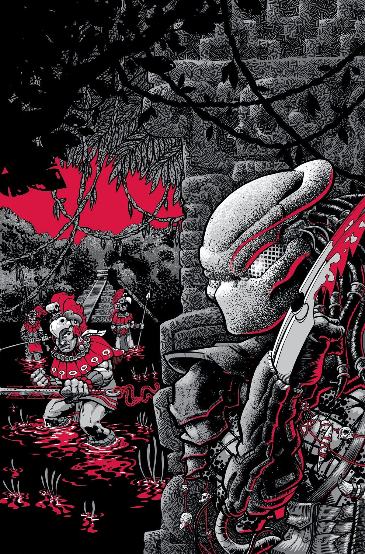 Marvel PRH Comic Books > Incentives PREDATOR: BLACK, WHITE & BLOOD #2 1:100 INCV TBD ARTIST VIRGIN VARIANT 75960621281100217 PRH-75960621281100217