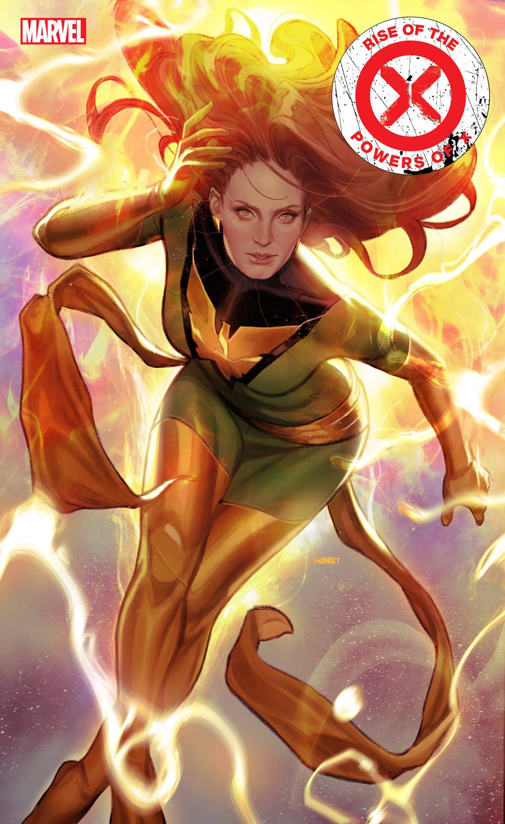 MARVEL PRH Comic Books > Incentives RISE OF POWERS OF X #5 1:50 INCV SWABY JEAN GREY VIR VAR '75960620767100516 MAR240737