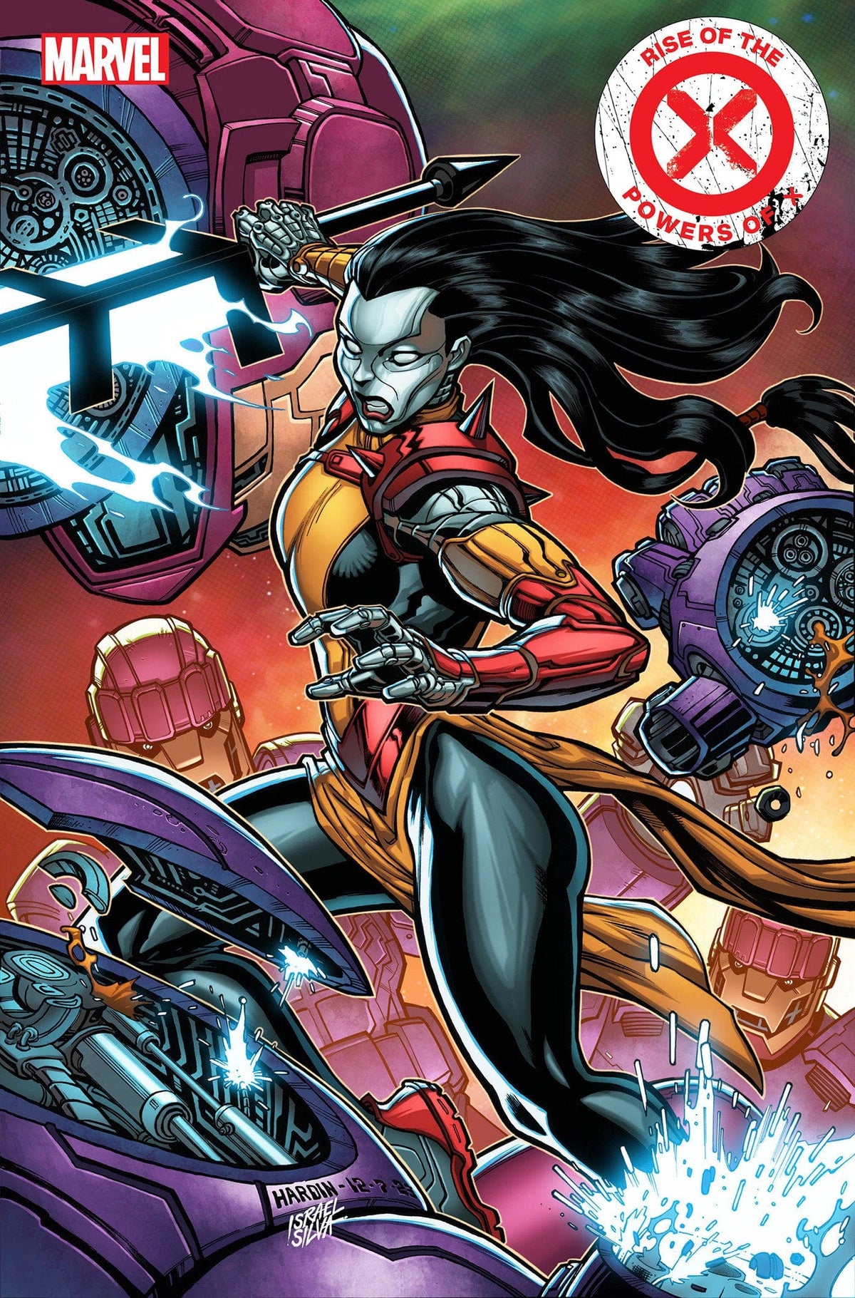 MARVEL PRH Comic Books > Incentives RISE OF THE POWERS OF X #4 1:25 INCV CHAD HARDIN VAR 75960620767100417 FEB240679