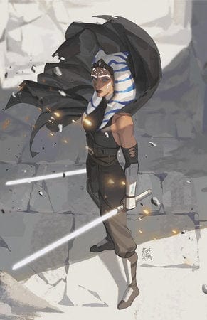 MARVEL PRH Comic Books > Incentives STAR WARS AHSOKA #1 AKA 1:100 INCV VIR VAR 75960620912500116 APR240818