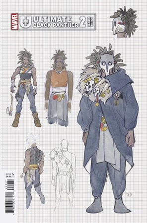 MARVEL PRH Comic Books > Incentives ULTIMATE BLACK PANTHER #2 1:10 INCV MOMOKO DESIGN VAR 75960620797800217 JAN240510