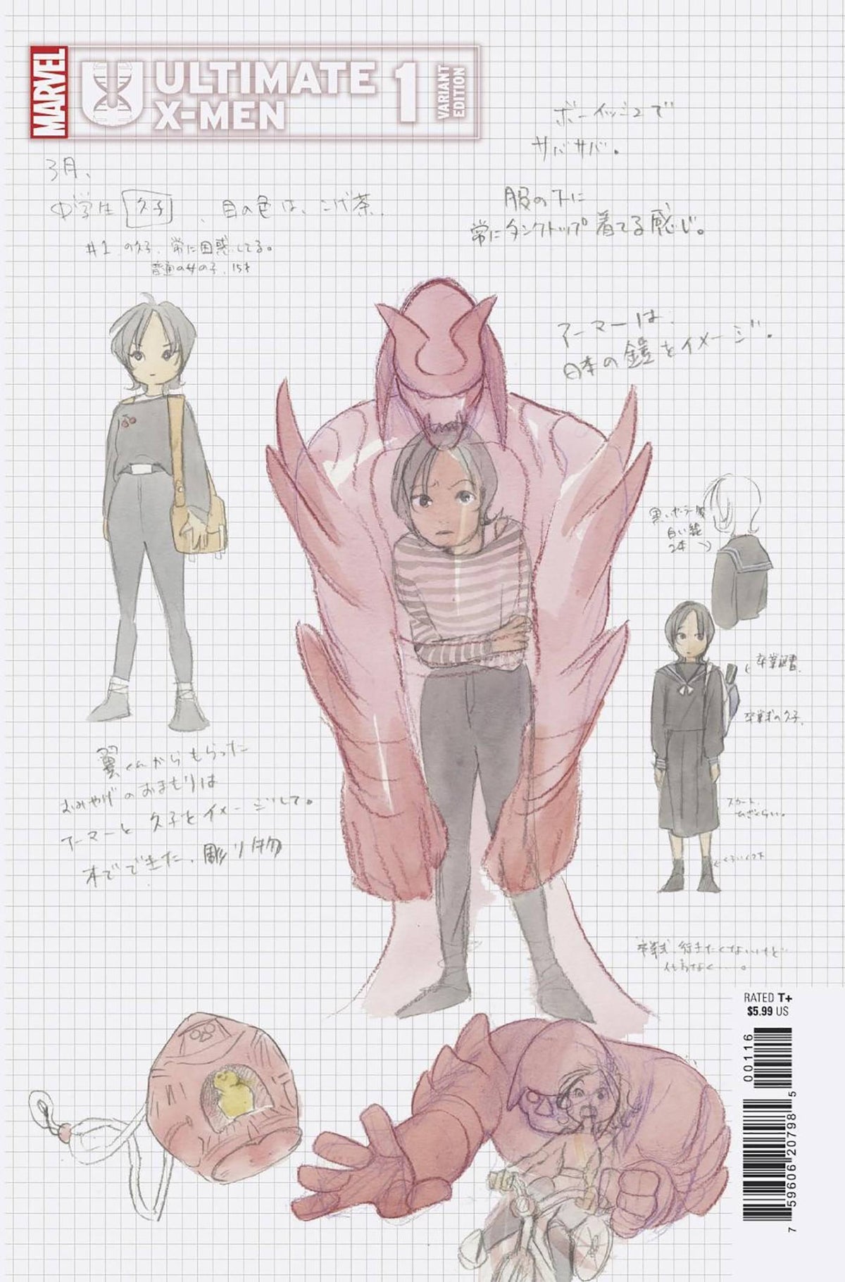 MARVEL PRH Comic Books > Incentives ULTIMATE X-MEN #1 1:10 INCV PEACH MOMOKO DESIGN VAR 75960620798500116 JAN240500