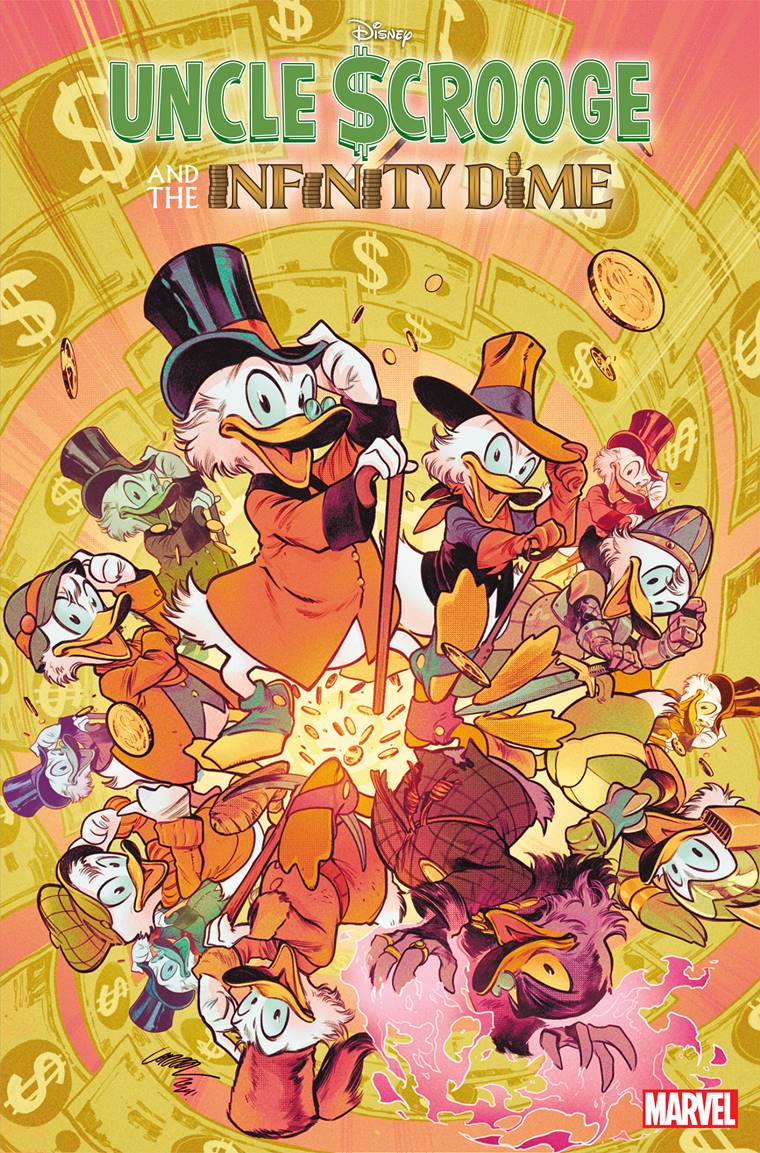 MARVEL PRH Comic Books > Incentives UNCLE SCROOGE INFINITY DIME #1 1:100 INCV PEPE LARRAZ VAR '75960620873900117 APR240664