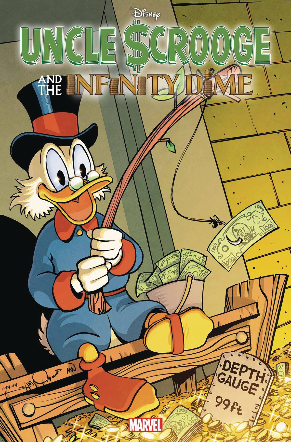 MARVEL PRH Comic Books > Incentives UNCLE SCROOGE INFINITY DIME #1 1:25 INCV SIMONSON VAR 75960620873900119 APR240665