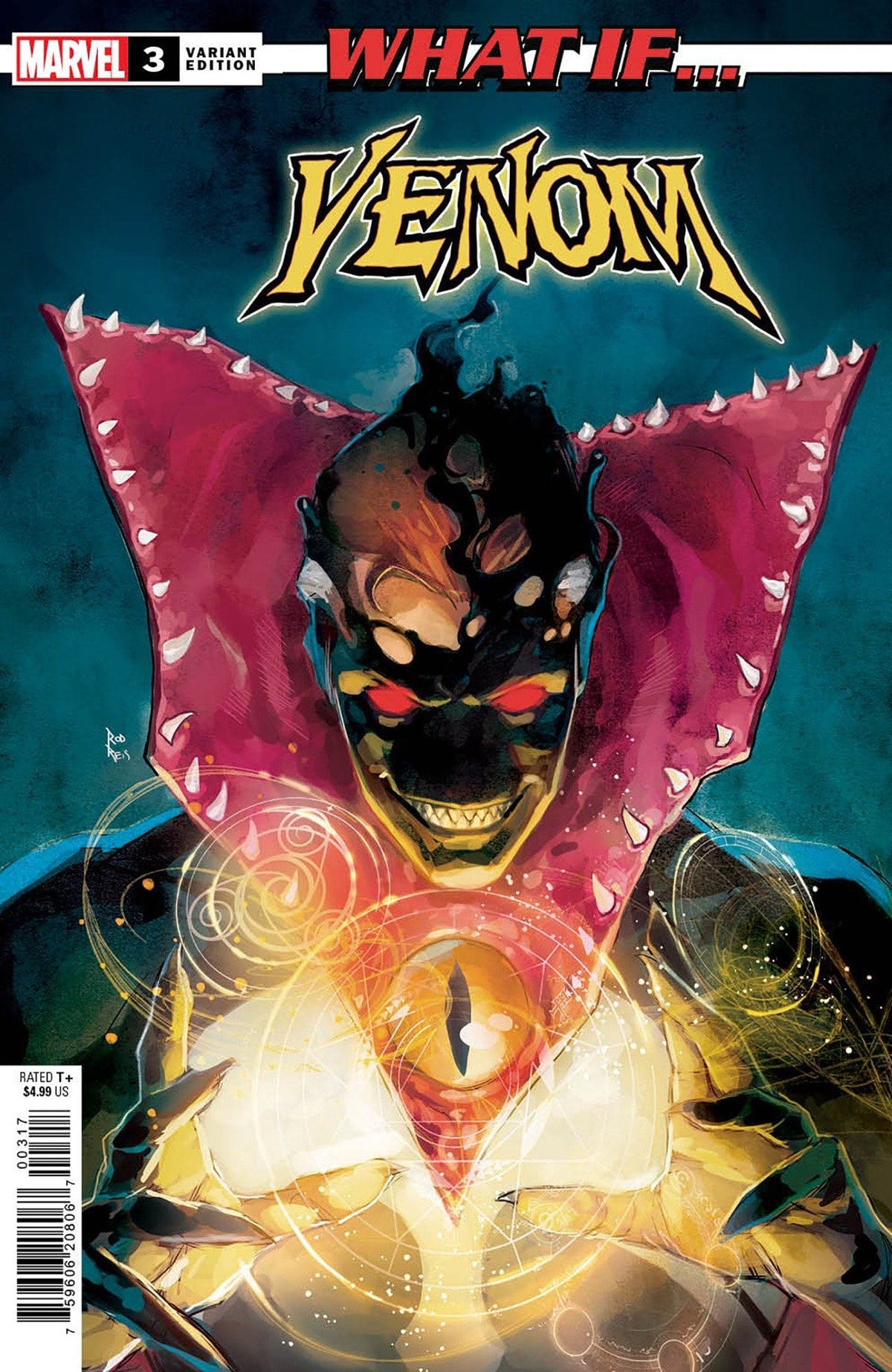 MARVEL PRH Comic Books > Incentives WHAT IF VENOM #3 1:25 INCV ROD REIS VAR 75960620806700317 FEB240663