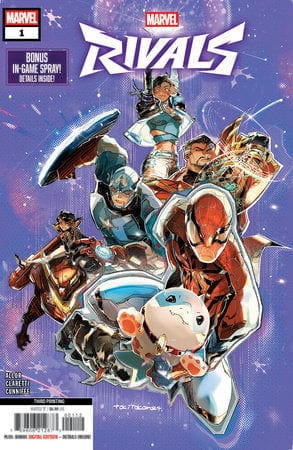 Marvel PRH Comic Books MARVEL RIVALS #1 TOKITOKORO 3RD PRINTING VARIANT 75960621287300113 PRH-75960621287300113