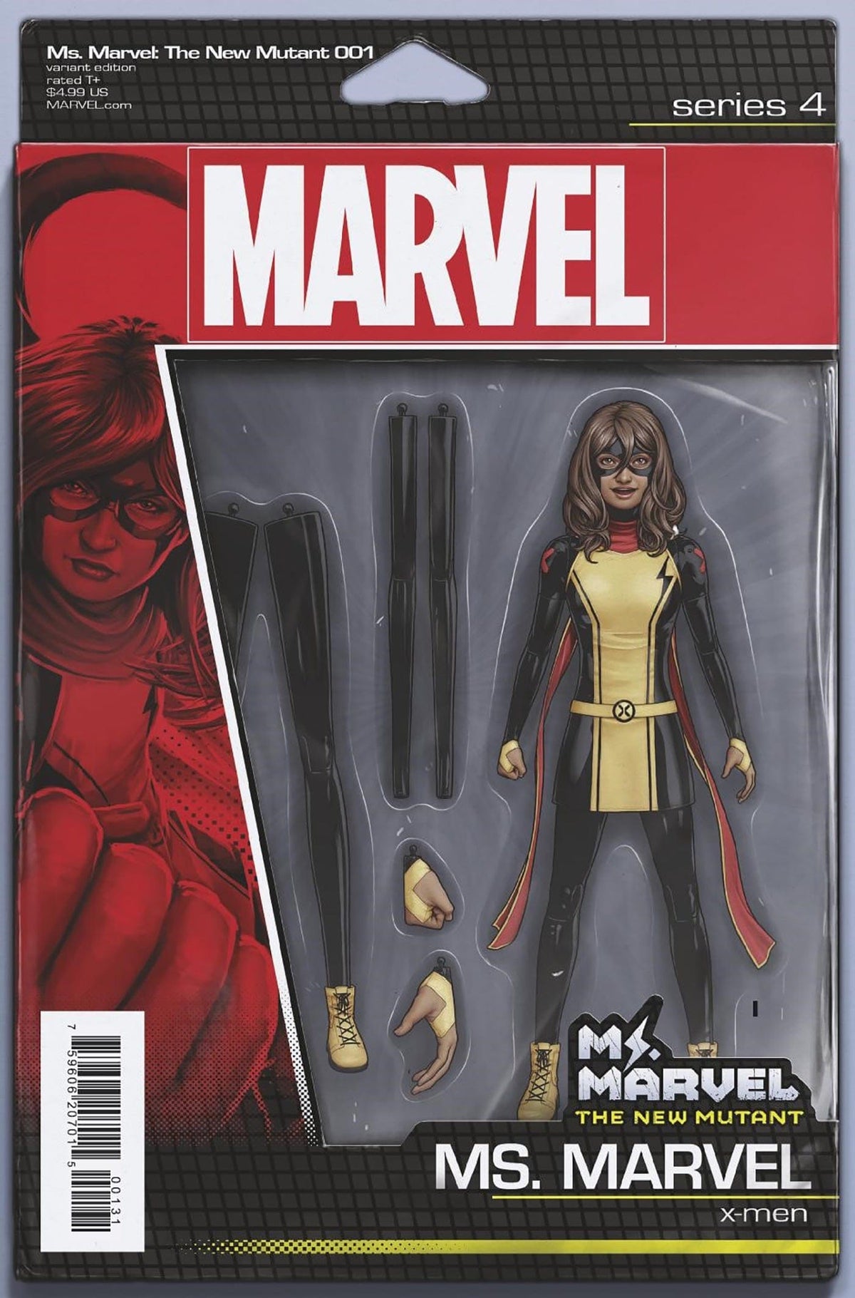 MARVEL PRH Comic Books MS. MARVEL THE NEW MUTANT #1 JOHN TYLER CHRISTOPHER ACTION FIGURE VAR 75960620701500131 JUN230934
