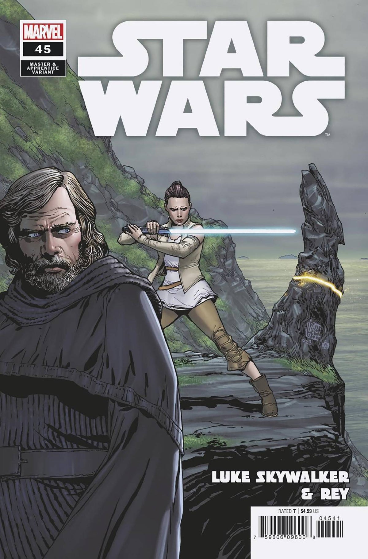 MARVEL PRH Comic Books STAR WARS #45 LUKE SKYWALKER REY MASTER APPRENTICE VAR 75960609600804541 JAN240950