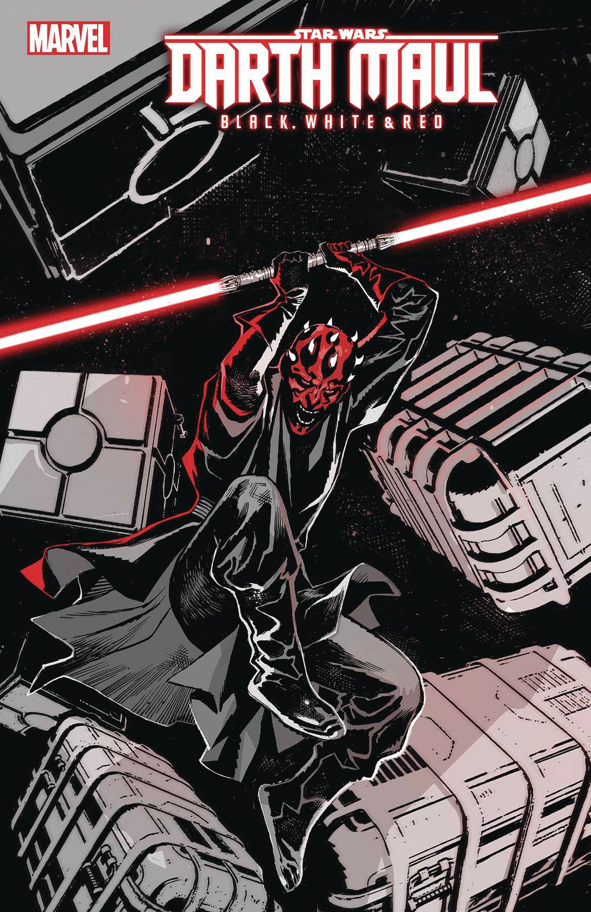 MARVEL PRH Comic Books STAR WARS DARTH MAUL BW RED #3 75960620707700311 APR240829