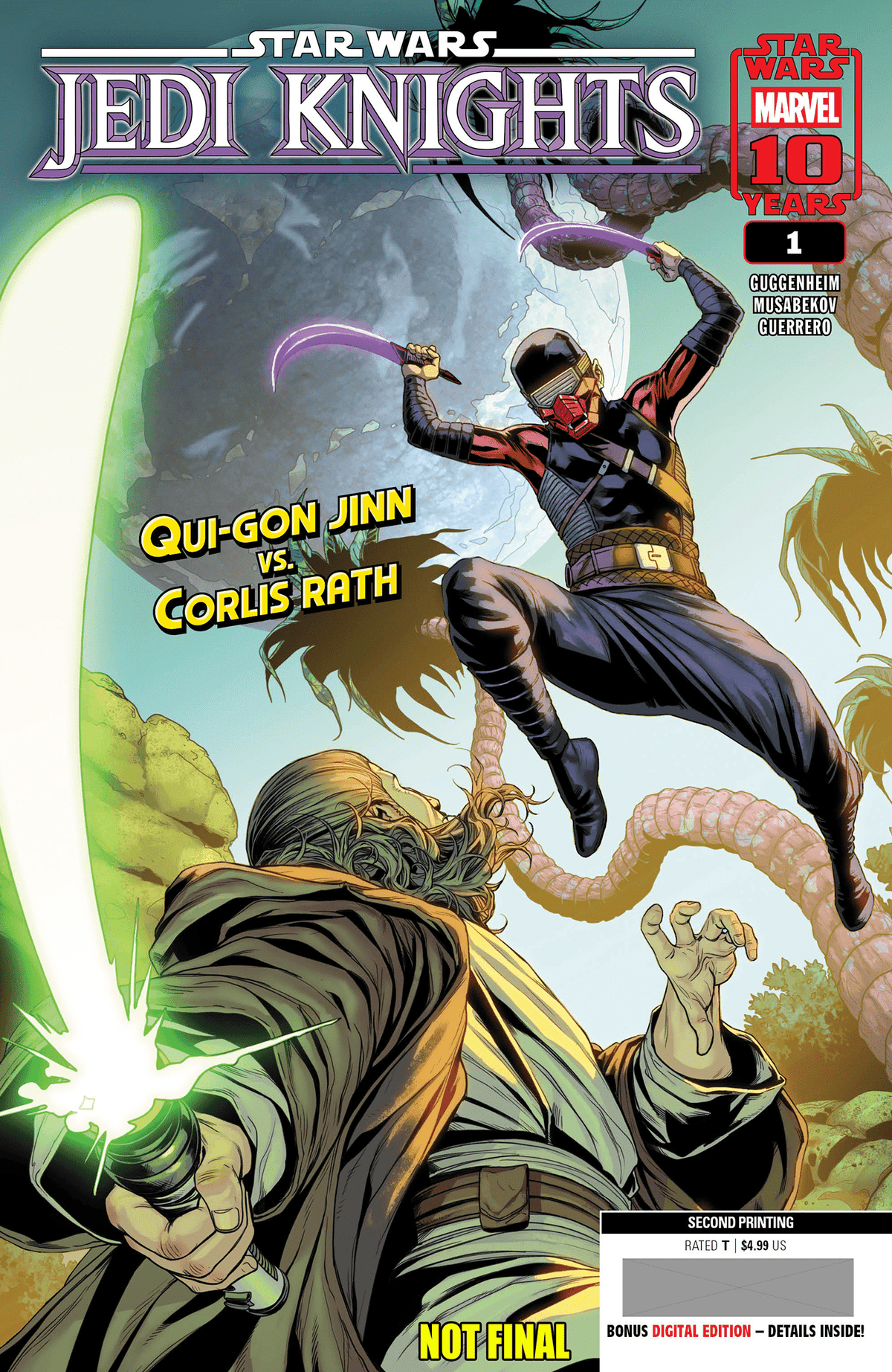 Marvel PRH Comic Books STAR WARS: JEDI KNIGHTS #1 MADIBEK MUSABEKOV 2ND PRINTING VARIANT 75960621106700112 PRH-75960621106700112