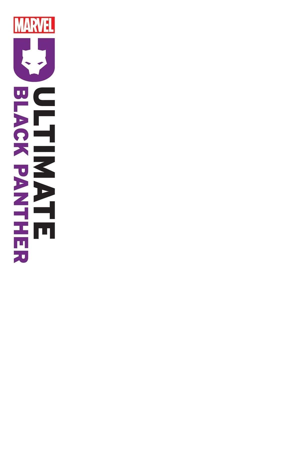 MARVEL PRH Comic Books Ultimate Black Panther #1 4th Printing Blank Cover Variant 75960620797800120 FEB249175