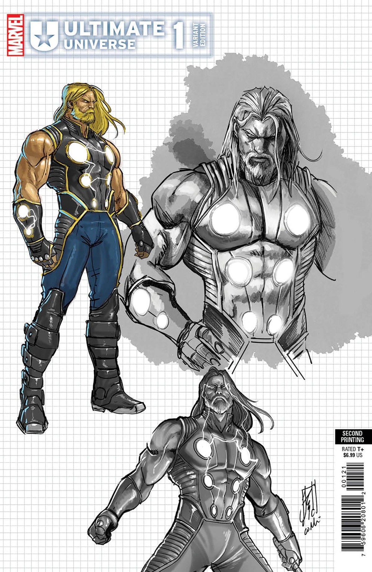 Marvel PRH Comic Books ULTIMATE UNIVERSE #1 1:25 STEFANO CASELLI INCV VAR 2ND PTG 75960620801200122 PRH-75960620801200122