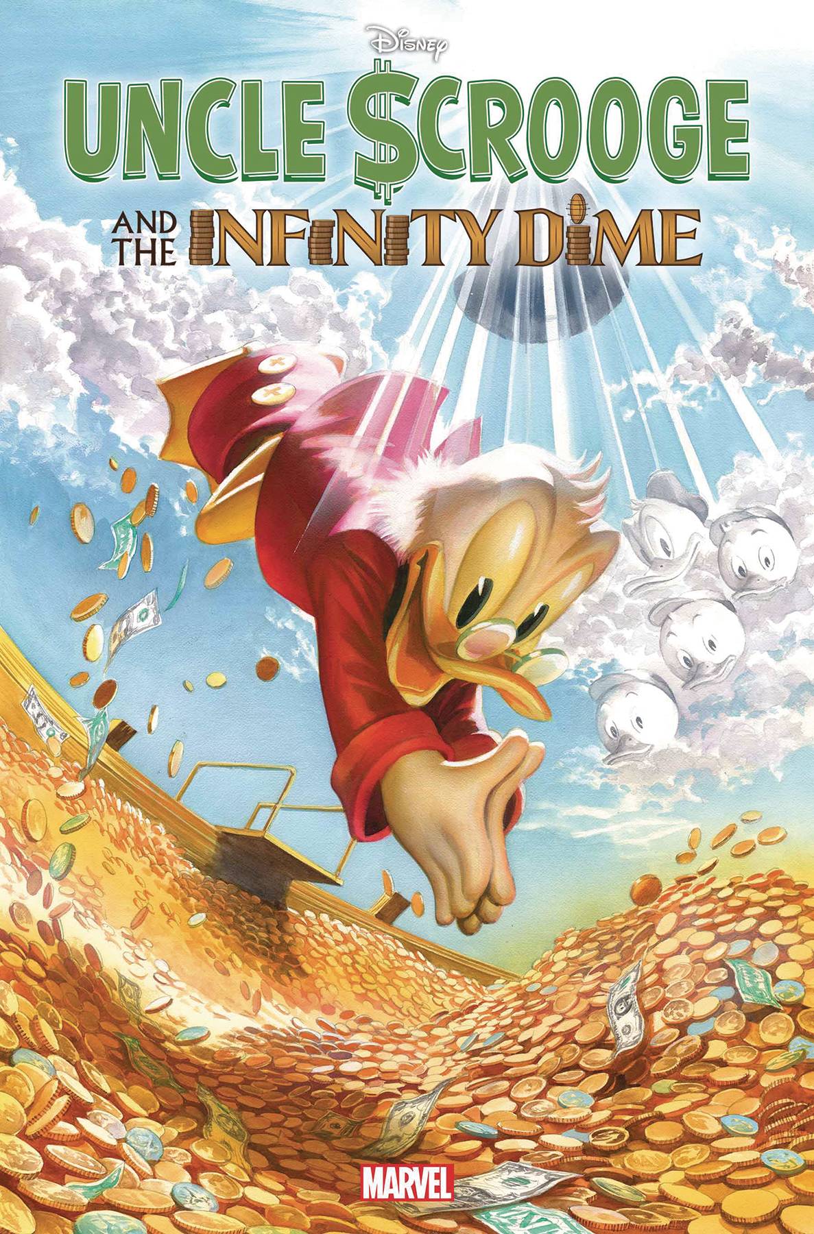 MARVEL PRH Comic Books UNCLE SCROOGE INFINITY DIME #1 ALEX ROSS CVR A 75960620873900111 APR240654