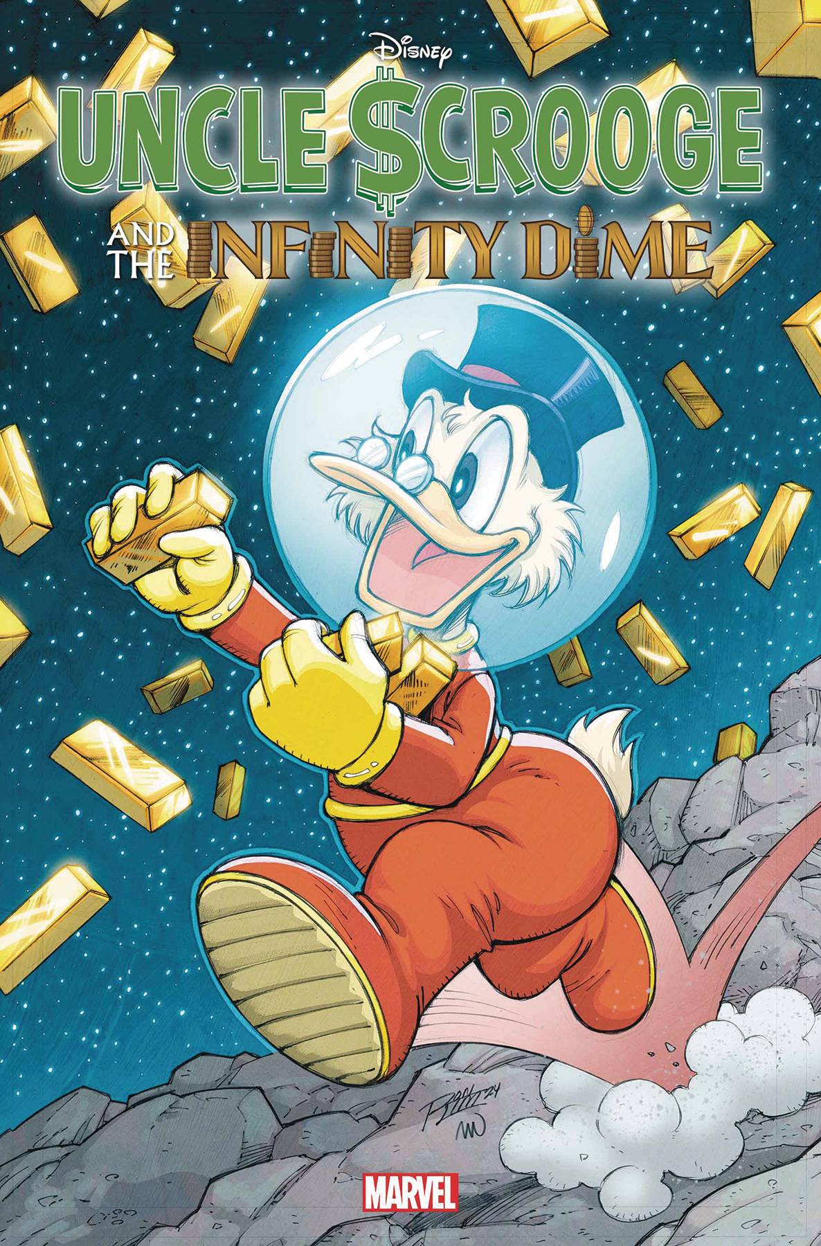MARVEL PRH Comic Books UNCLE SCROOGE INFINITY DIME #1 RON LIM VAR 75960620873900131 APR240657
