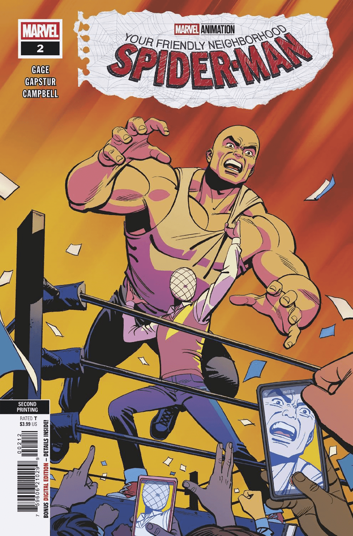 Marvel PRH Comic Books YOUR FRIENDLY NEIGHBORHOOD SPIDER-MAN #2 LEONARDO ROMERO 2ND PRINTING VARIANT 75960621029900212 PRH-75960621029900212