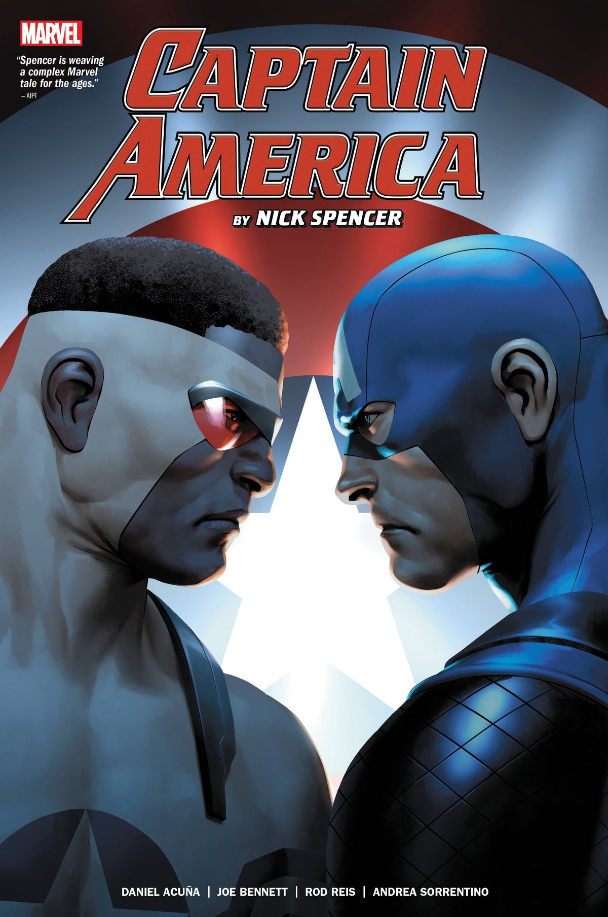 MARVEL PRH Graphic Novel CAPTAIN AMERICA BY NICK SPENCER OMNIBUS HC VOL 02 9781302953706 NOV230677