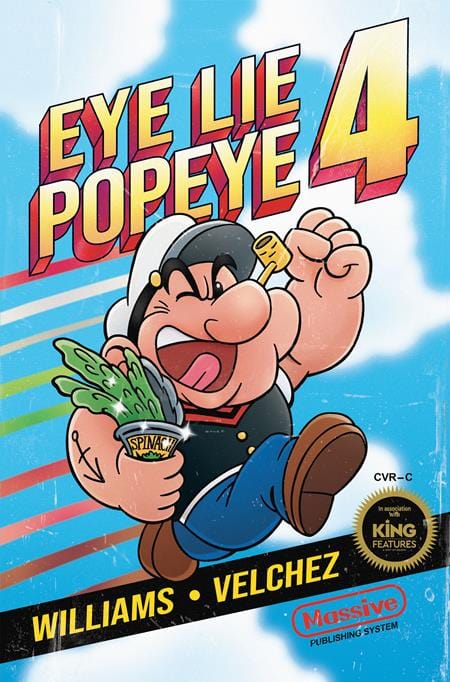 Massive Comic Books EYE LIE POPEYE #4 CVR C RICHARDSON VIDEO GAME HOMAGE VAR 72355236079700431 0125MP856