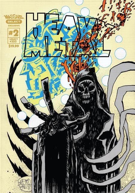 Massive Comic Books HEAVY METAL MAGAZINE #2 CVR D JIM MAHFOOD MASSIVE SELECT EXCLUSIVE VAR (MR) 85007130300100241 0525MP808