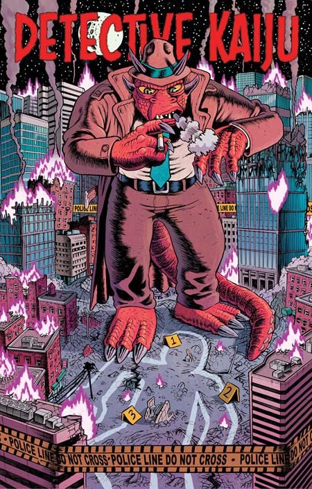 Massive Publishing Comic Books DETECTIVE KAIJU #1 (OF 4) CVR B JAKE SMITH VAR 72355236093300121 0325MP523