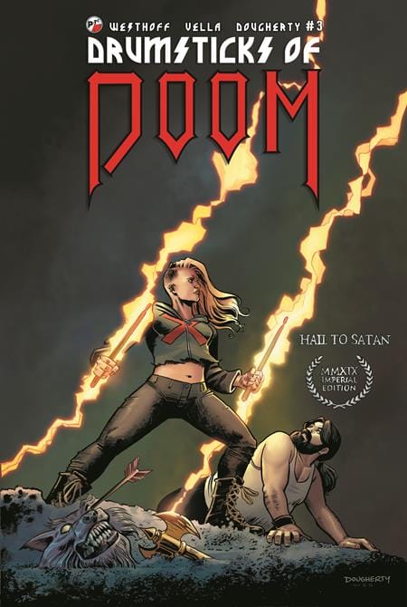 Massive Publishing Comic Books DRUMSTICKS OF DOOM #3 (OF 4) CVR A DAN DOUGHERTY 66618683535700311 0126MP0863